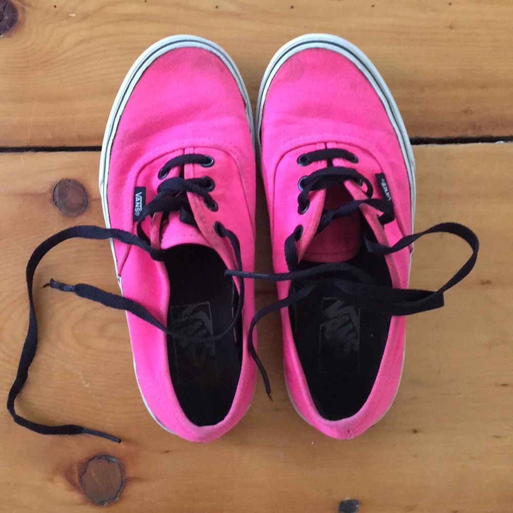 Authentic Hot Pink Vans
